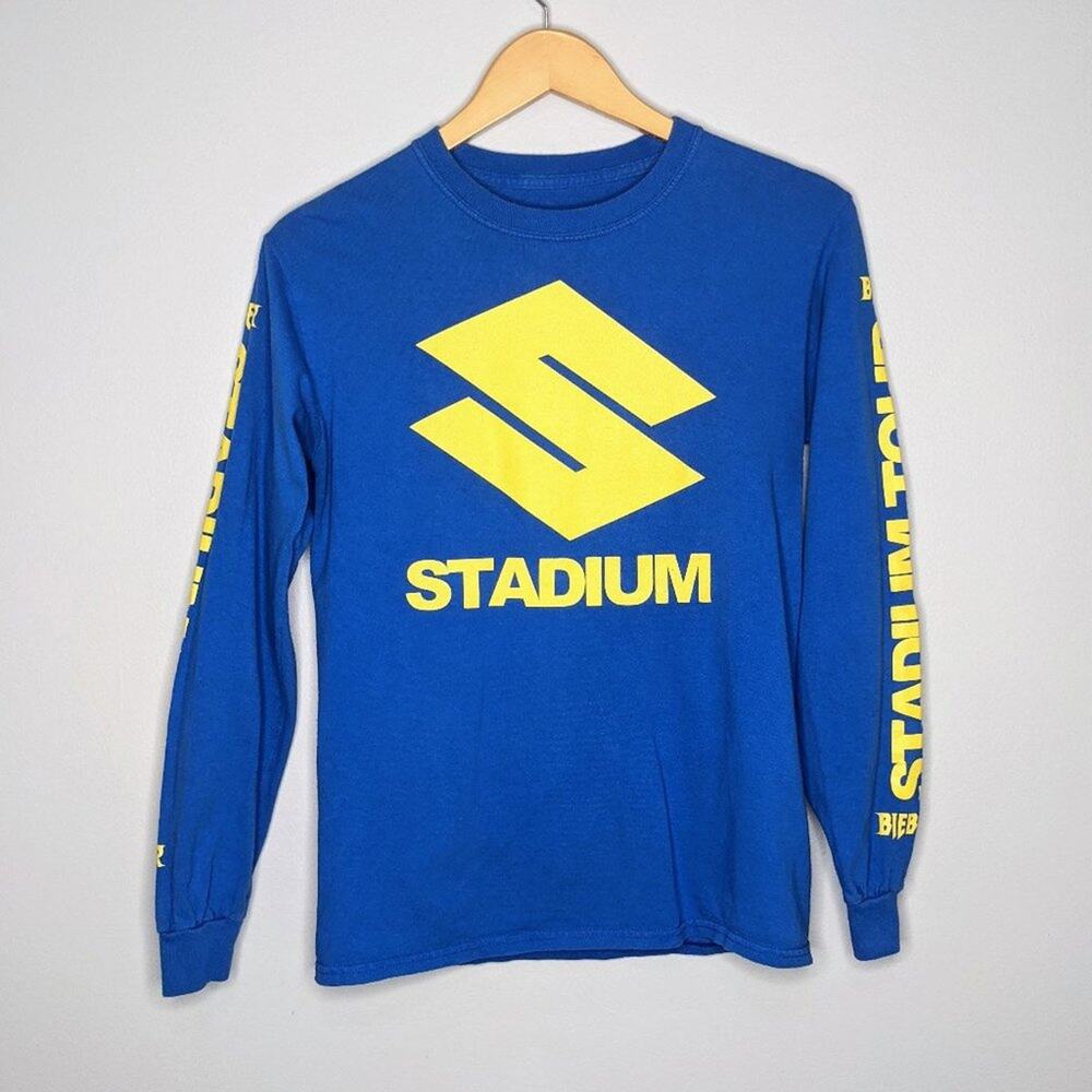 Justin Bieber 2017 Stadium Tour Long Sleeve Tee S